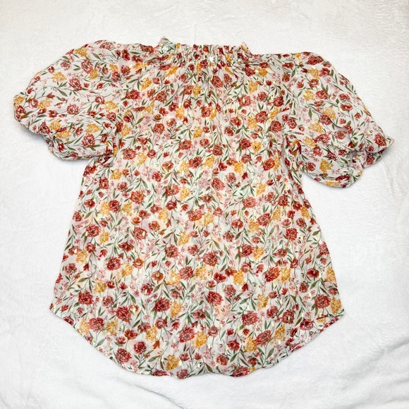Floral Print Women's Blouse - Picture 1 of 3
